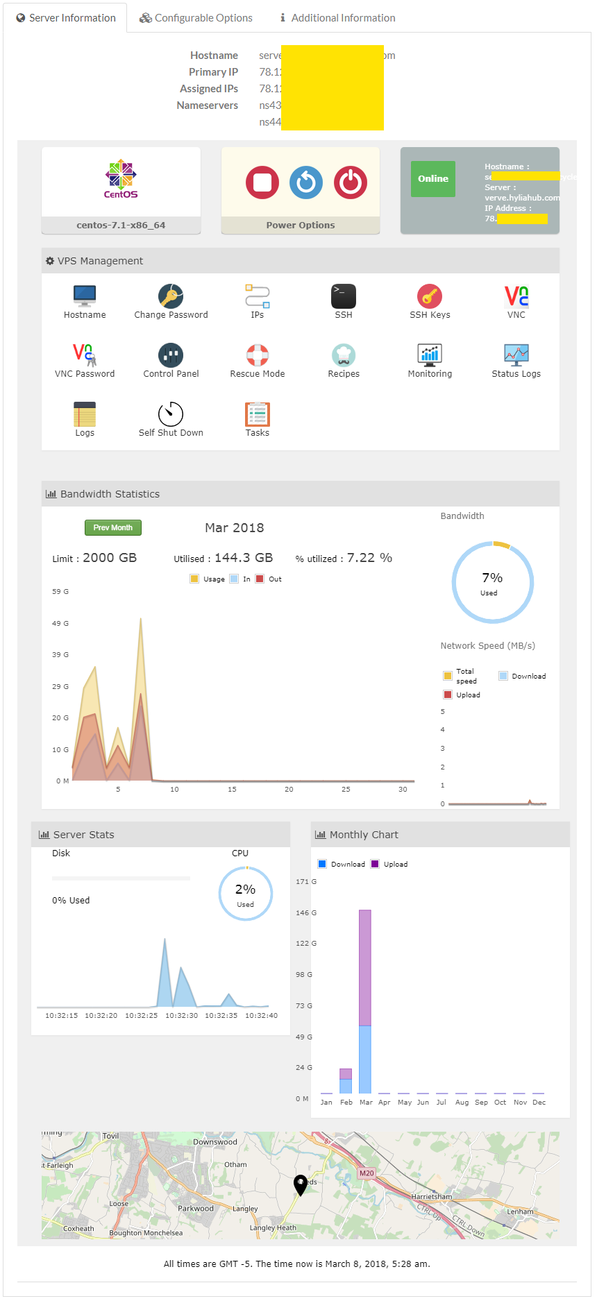 New VPS Control Panel