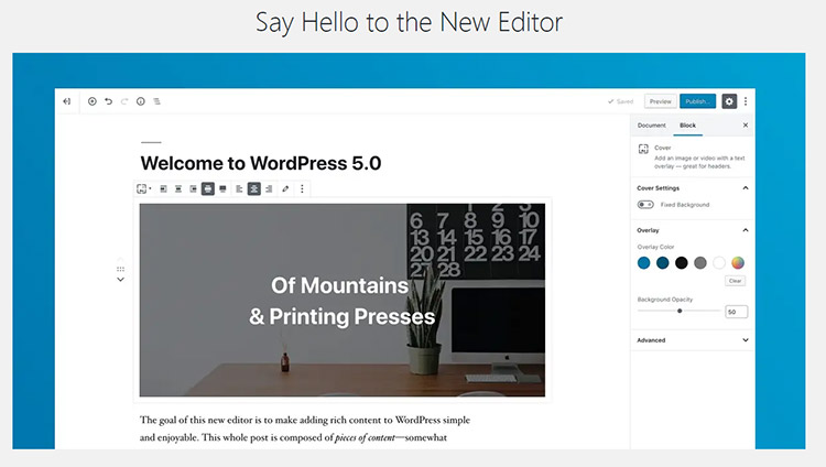 Wordpress 5.0