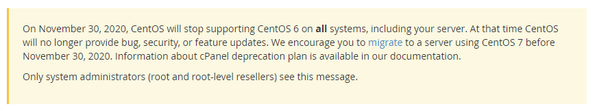 Cpanel Centos 6 Support Ending D9 Hosting Blog Images, Photos, Reviews